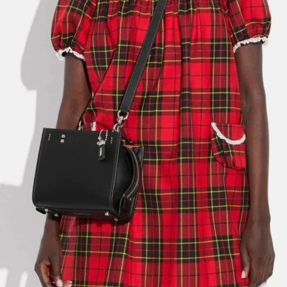 Coach Black Leather Handbag - Picture 3 of 10